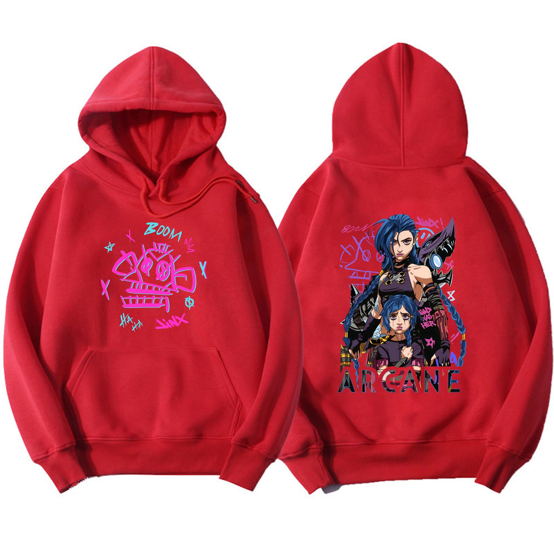 

Arcane Графическое худи на молнии Мужское Женское Брендовое Худи Одежда Винтажная Мода Новые Повседневные Унисекс Пуловеры с Длинным Рукавом 3XL