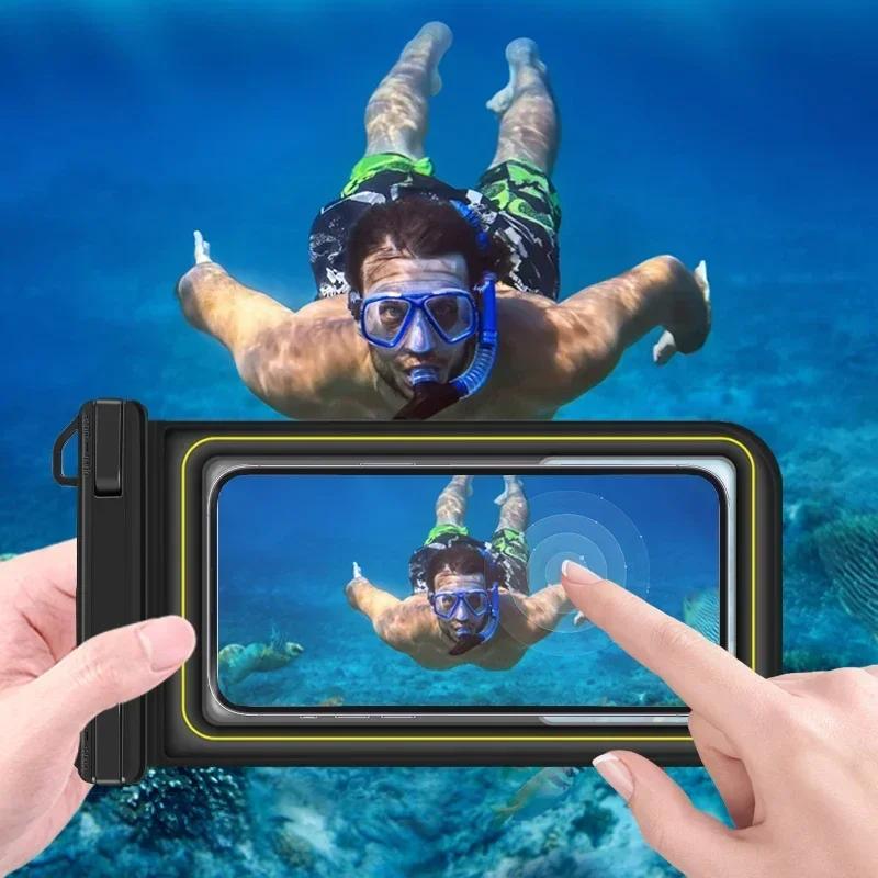 HAISSKY Klassische Schwamm-Schwimmende Wasserdichte Handy-Taschen Für iPhone 17 Pro Max 17 Air 16E15 Plus Samsung Xiaomi Schwimm-Drift-Tasche
