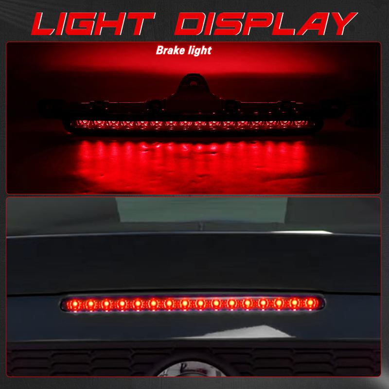 Third Brake Light for Ford Mustang 2010 2011 2012 2013 2014 Additional Brake Lamp Smoked Shell Tail Stop Signal Lamp