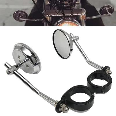 Rückspiegel aus Aluminium für Sportster XL883 XL1200 883L 2004-2019 2014 2015 2016 2017 2018 Motorrad-Rückspiegel für 38-41mm Gabeln