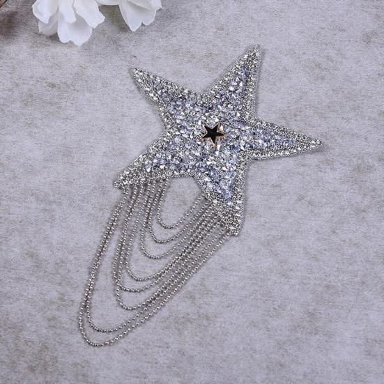 Exquisite Clothes Patch Rhinestone Inlaid Anti-fade Decorative