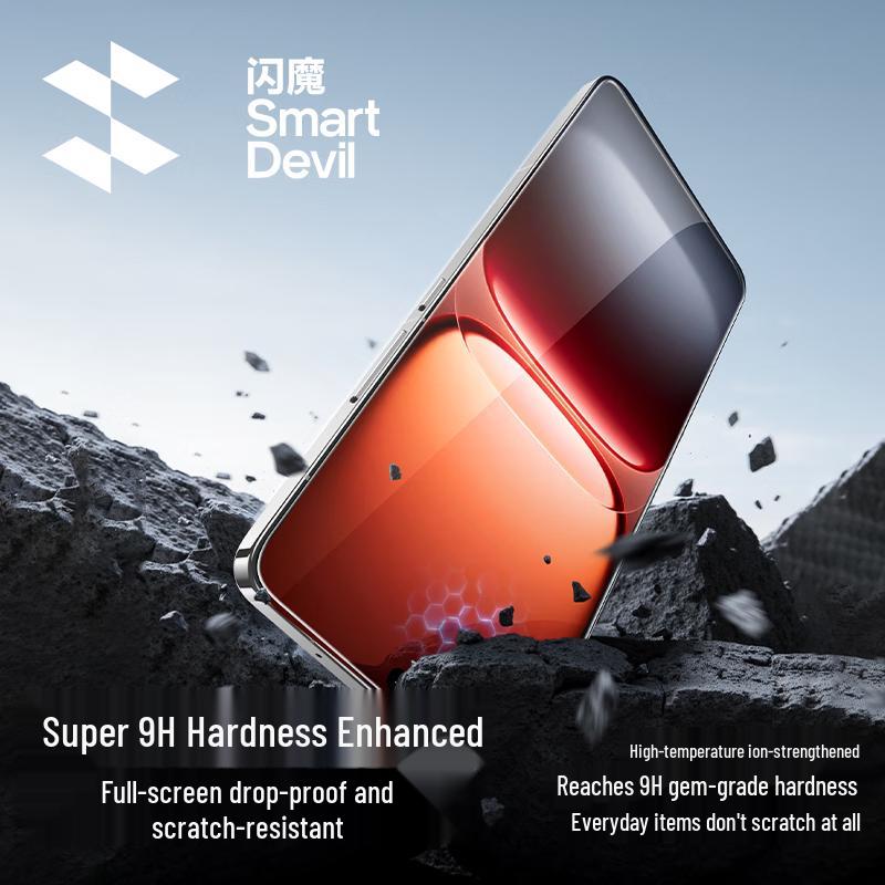 Flash Magic Tempered Glass Screen Protector with Dust-Free Installation Kit for iQOO 15/Ultra