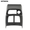 Accessories For Kia Seltos     Carbon Fiber Armrest Box Rear Air Conditioner Vent Outlet Cover Trim Car Styling