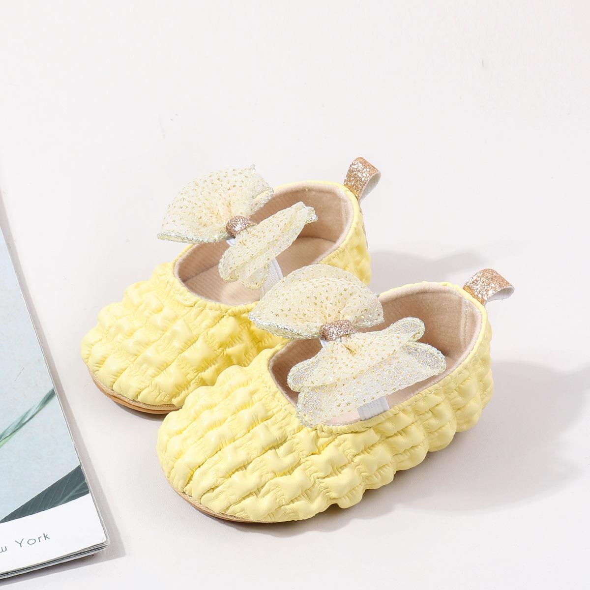 

Fashion Baby Shoes Spring New Kids Leather Shoe Soft Soled Girls Casual Shoes Anti Slip Baby Walking Shoes Simple Child Shoe 13insole13cm жёлтый