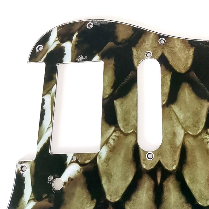 4-lagiges 11-Loch Gitarren-Bass-Schlagbrett Kratzschutz Pickguards für 6-Saiten Standard-Bassgitarre Musikinstrumententeil