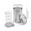 Protein Press Stainless Steel Hams Meat Former for Home Cooks Cup Lid Barrel