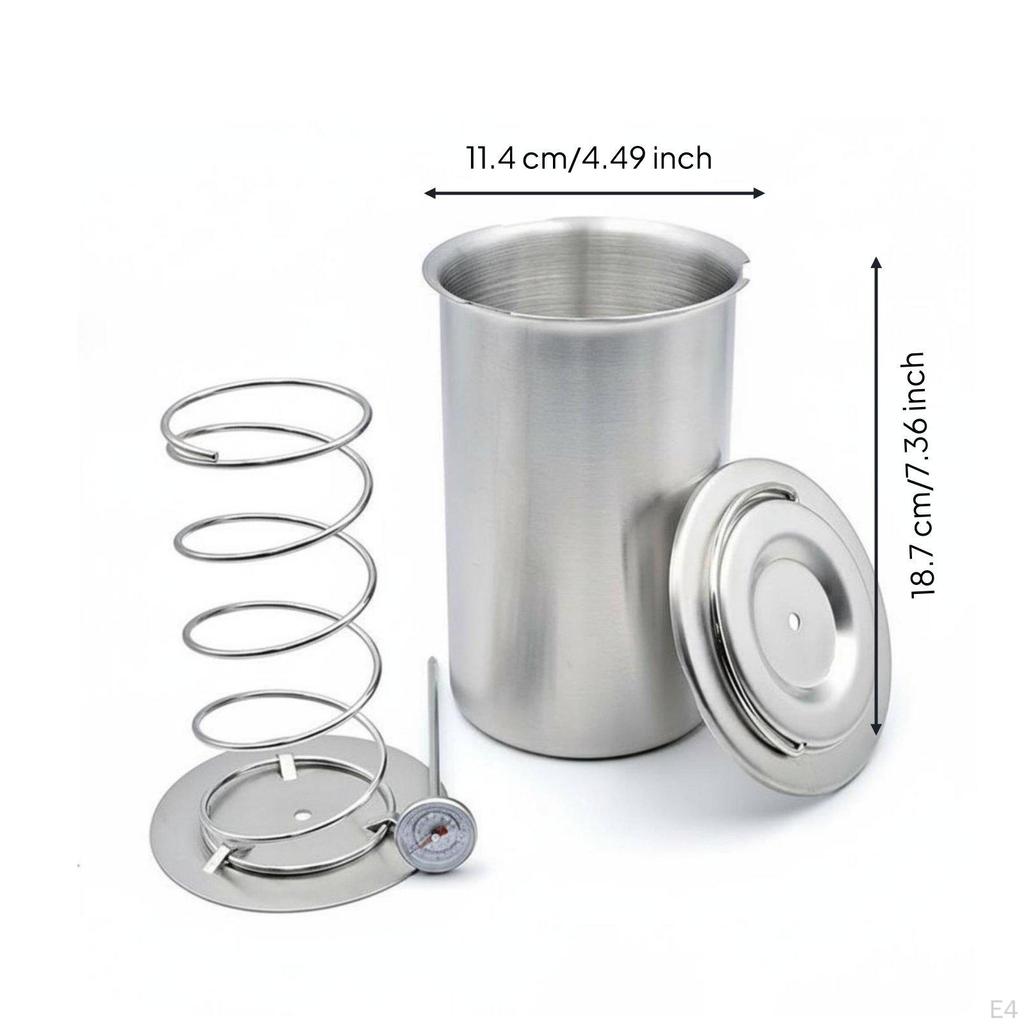 Protein Press Stainless Steel Hams Meat Former for Home Cooks Cup Lid Barrel
