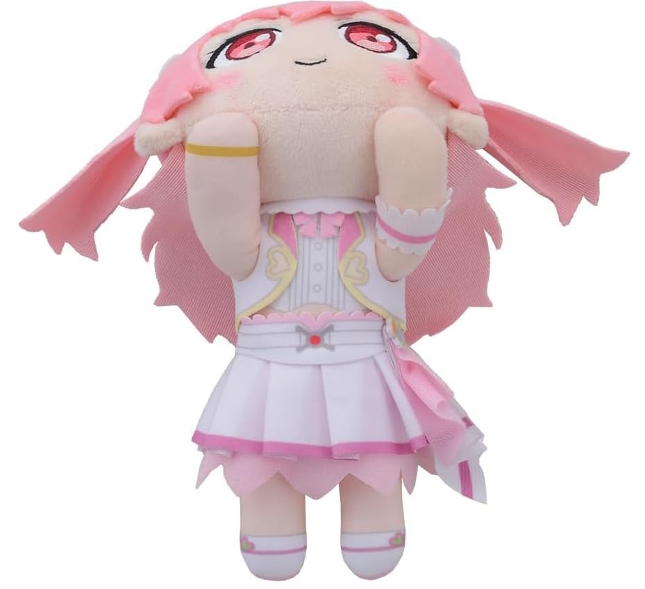 Airi Momoi Lying Down Plush Toy, "The Broken World and Miku Who Can't Sing" Movie, Official MORE MORE JUMP Merchandise