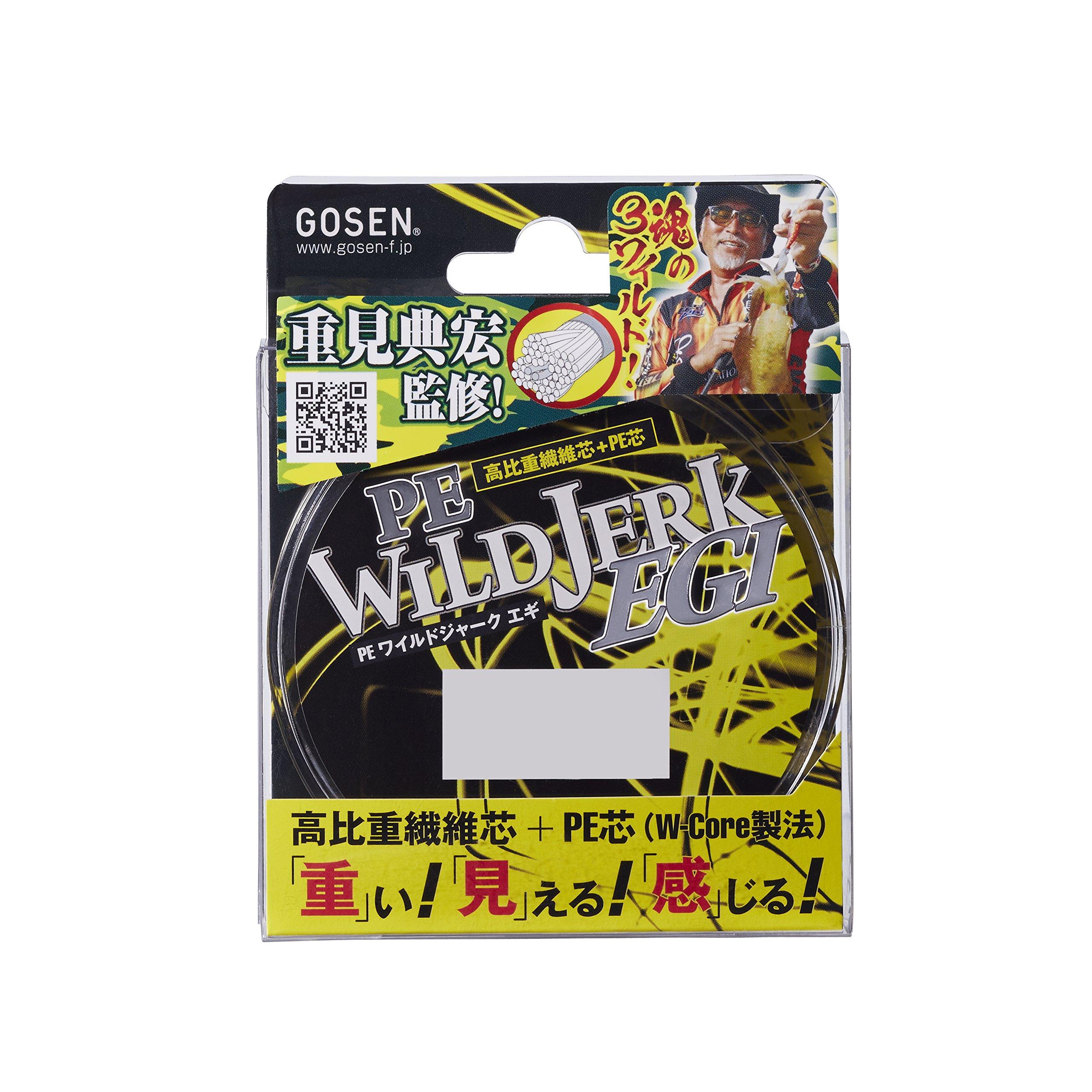 

GOSEN PE Line PE Wild Jerk Egi 150m 5kg Yellow Camo GS015 No. 0.6 (11lb)