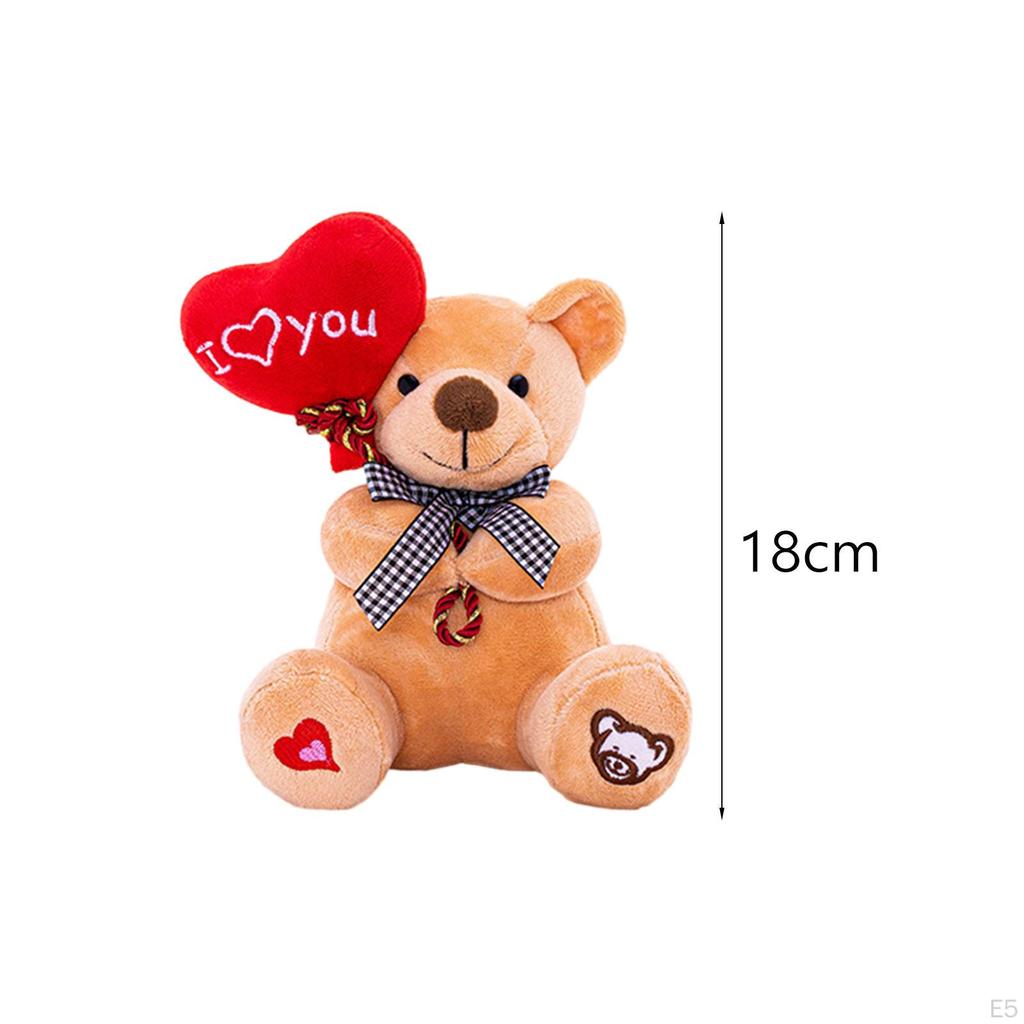 Adroable Plush Toy Bear Kids Holiday Gifts Valentines Day for Friends