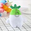 Plyšové zeleninové hračky Výraz bílé ředkvičky Plyšový přívěsek Hračka pro domácí mazlíčky Mini plněná zeleninová hračka