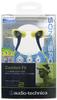 audio-technica SONICSPORT Canal type earphones waterproof specification for sports navy yellow ATH-SPORT2 NY