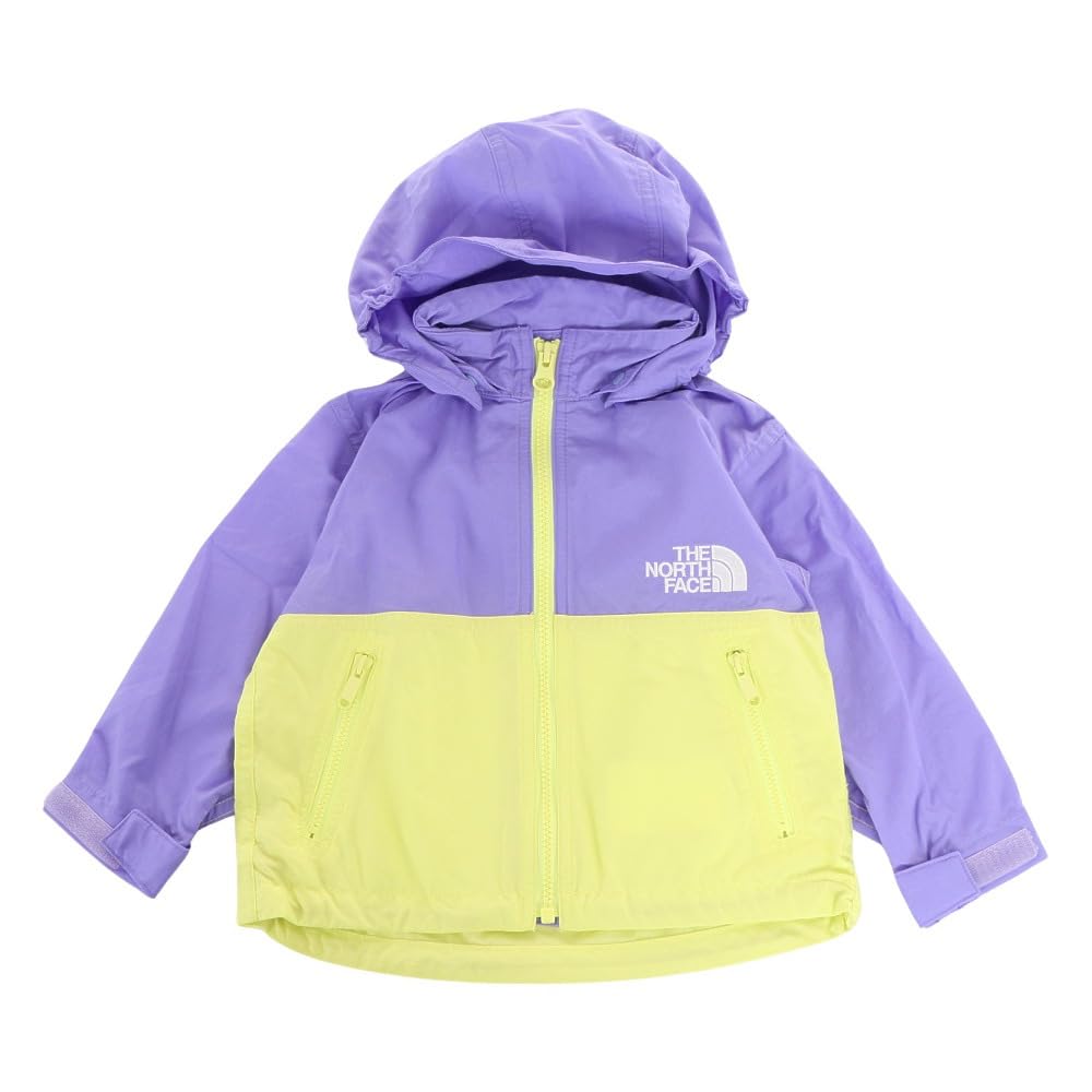 

The North Face Baby Compact UV Optic Size 80 Jacket, Unisex, Water-Repellent, Protection, Lightweight, Violet/Lemon Yellow,