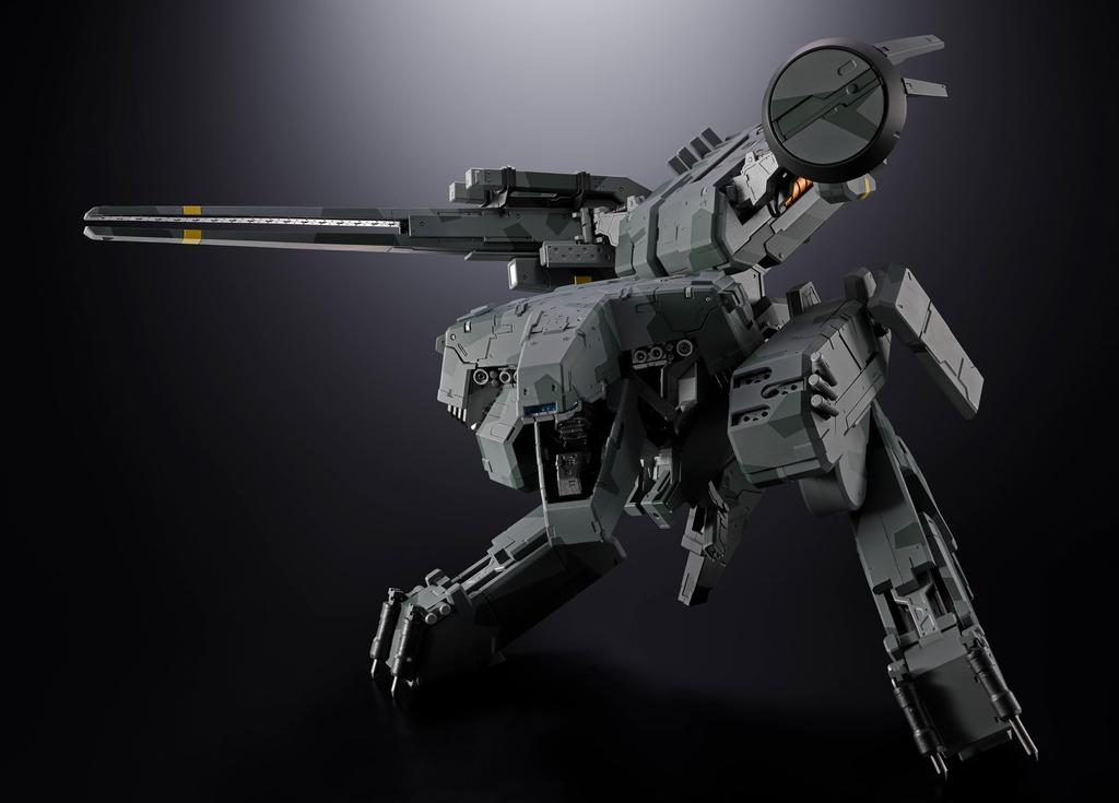 TAMASHII NATIONS Chogokin METAL GEAR SOLID Metal Gear REX Approximately 175mm ABS Painted Movable Figure & Die-cast