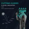 VGR V-271 Electric Hair Clipper with Digital Display for Men's Oily Hair Professional High-speed 11000RPM Push Shear Clipper Carved Home Razor Shaver