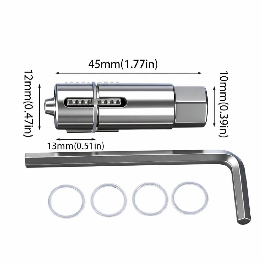 Dual Specification Broken Wire Extractor Durable Steel Damage Screw Extractor  Angle Valves Repair