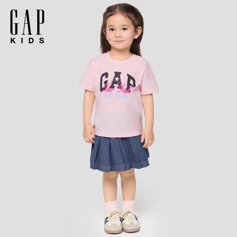 Gap Girls' Toddler Bear Print Logo Short Sleeve T-Shirt