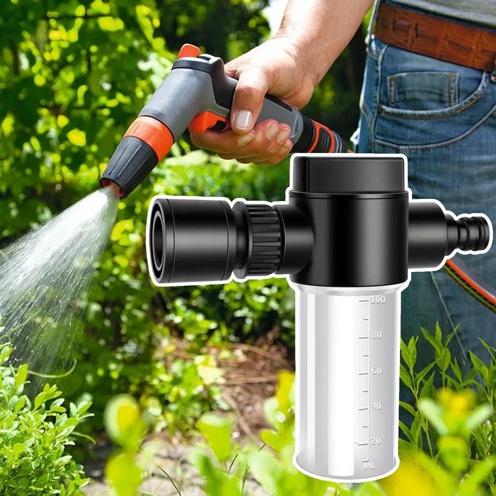 100ml High Pressure Car Wash Foamer Foam Cannon Hose Watering Equipment Precision Garden Waterer with Scale Gardening Accessorie