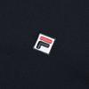 FILA Solid Color Simple Business Commuting Versatile Short Sleeve Polo Men polo Legendary-Blue F51M431103BNV