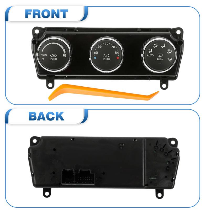 For Jeep Wrangler JK 2014-2017 68197437AB 68197433AB HVAC A C Heater Climate Control Module