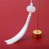 2pcs/Lot White Lotus Pendant Tassel Hanging Tassel Silk Fringe Bangs Flower Tassel Trim Key For Curtains Home Decor Accessories