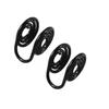 Orecchini a pressione in acciaio inossidabile per gonfiore Spirale Cartilagine Ear Cuff Orecchini a pressione per cheloidi