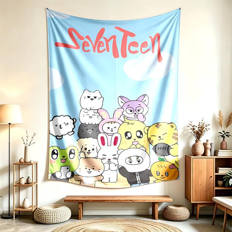 SEVENTEEN (1) Tapestry Suitable For Decorating Homes Dorms And Bedrooms Soft To The Touch And A Perfect Gift For Friends And Family