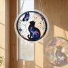 Akrylové puzzle Suncatcher Barevné kočky Motýli Květiny Závěsná ozdoba na okno Styl vitráže DIY sada Suncatcher pro dospělé