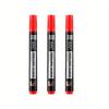3 Pcs Permanent Paint Marker Pen Waterproof Black Pen For Tyre Oily Markers Quick Drying Signature Pen Stationery Supplie