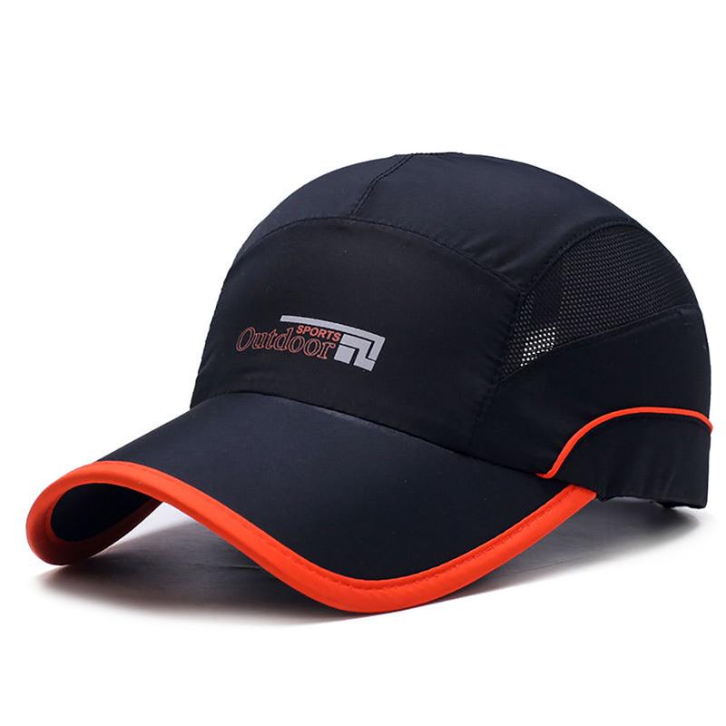 Solid Summer Baseball Cap Men Sun Hat for Women Ultra Thin Breathable Casquette Sunscreen Trucker Cap