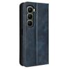 For Infinix Hot 60 5G/60i 4G Leather Case Wallet Stand Retro Texture Phone Cover