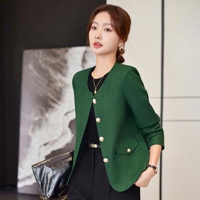 High Quality Suit Jacket Female Autumn and Winter New Fashion Foreign Temperament Goddess Fan Korean Version Suit