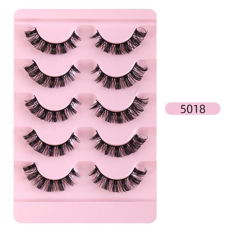 Gelockte Chemiefaser Falsche Wimpern Dicke Simulation Gelockte Natürliche Wimpern