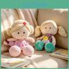 Plush Girl Doll With Dress For Kids Soft Toy Gift For Children