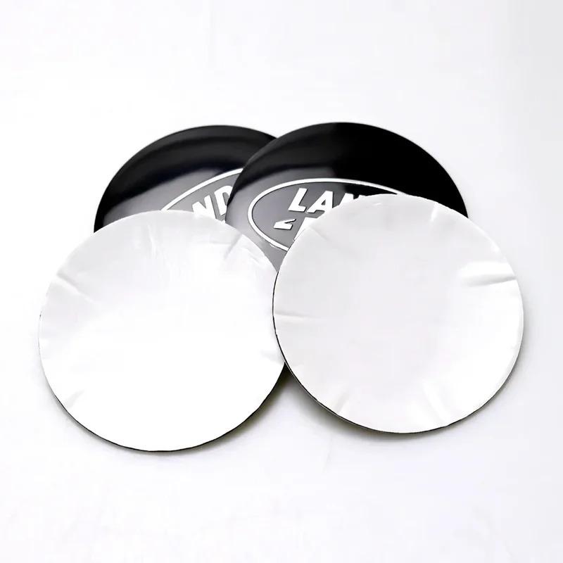 56/60MM Car Styling Aluminum Wheel Center Hub Caps Sticker Accessories For Land Rover Discovery 3 Defender Range Rover Velar SVR
