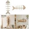 Fish Shape Wall Shelf Decoration Organizer Practical Unique Rack Display for Bedroom