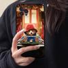 Cute P-Paddington B-BearS Black TPU Phone Case For Iphone17 Air 16 15 14 13 12 Pro 11 Pro Max Plus Protective Cover Case