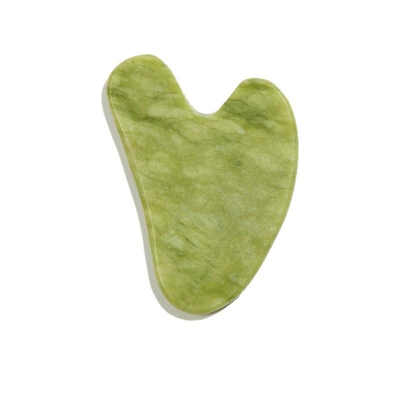 Masážny valček na tvár Guasha Board Double Heads Prírodný kryštálový kameň Face Lift Nástroje na chudnutie