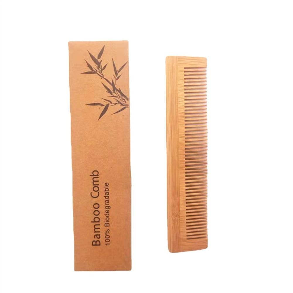 Portable Wooden Comb Hair Care Anti-static Hair Brushes Natural Massage Hair Combs