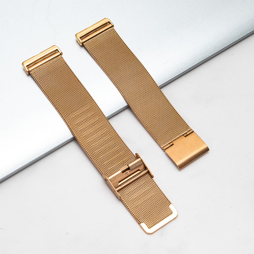 Stainless Steel Strap for Samsung Galaxy Watch Fit 3 Metal Band Mesh Wristband for Galaxy Fit 3 Smartwatch Replacement Bracelet