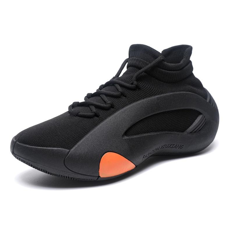 Men Sock Sneakers Knit High Top Casual Shoes Unique Thick Sole Fashion Street Athletic Trainers