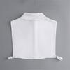 Girls Bowknots Lapel Shirt Detachable Collar Autumn Sweater Blouse Fake Collar Girls Removable Shirt Neck False Collar Decor
