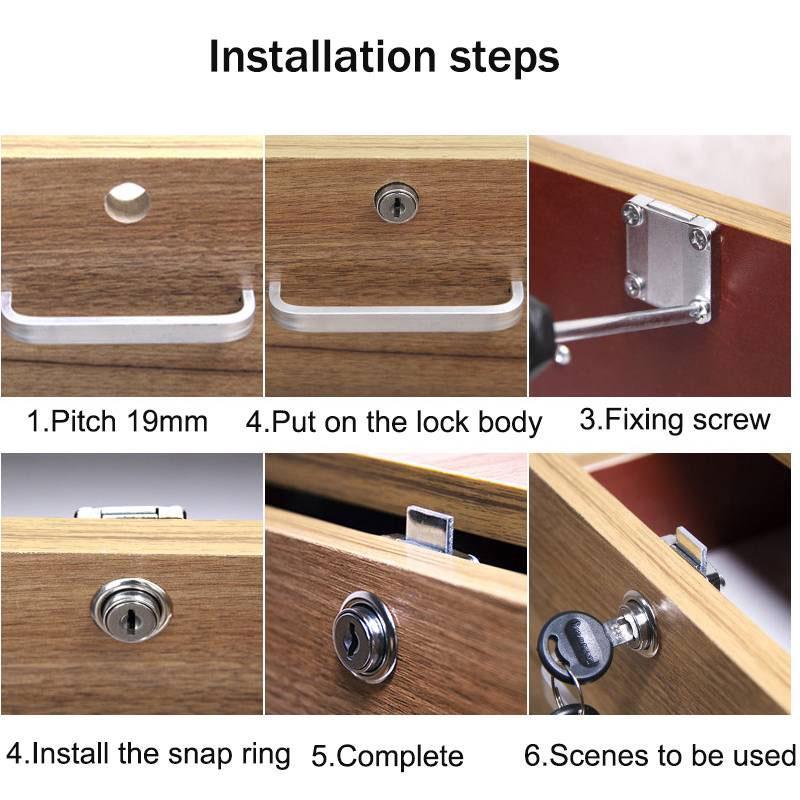 Compre Cam Lock Door Furniture Letter Mailbox Locker Barrel