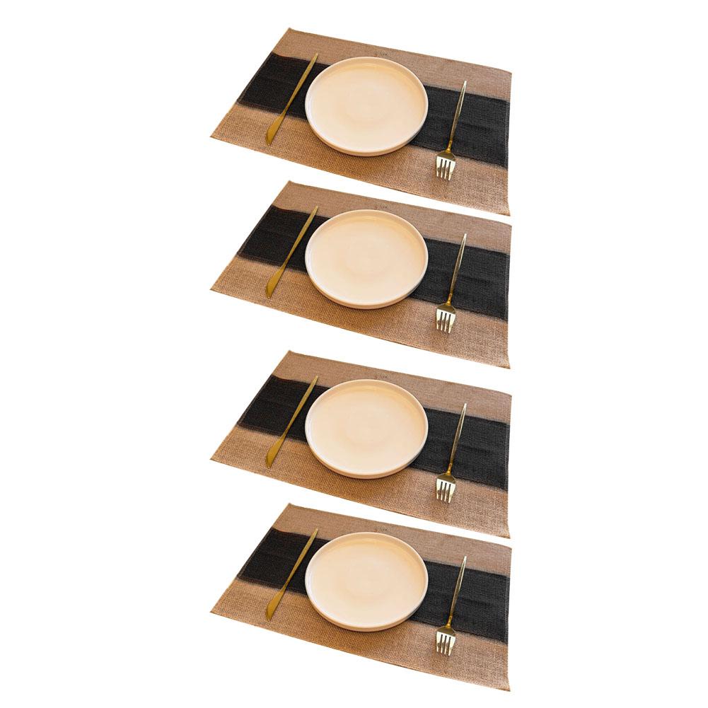 4 Stück Ölbeständige und wasserdichte Tischmatte 45*30cm Multifunktionale Beständige Esstischmatten Für Hotels, Küchen Dekoration