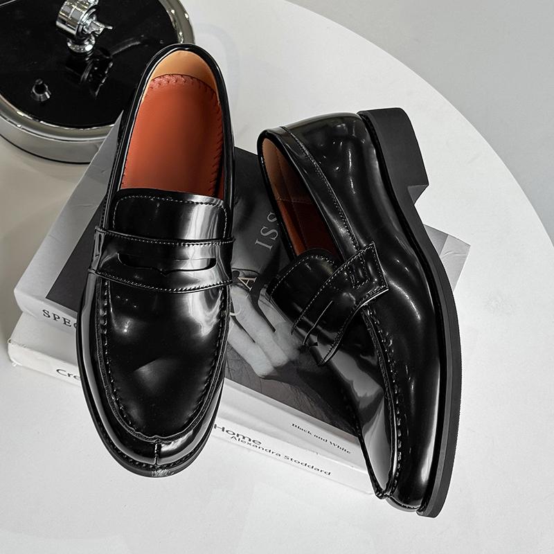 Fashion 2025New Men Casual Oxford Shoes Genuine Leather Business Tooling Shoes Comfy High Quality Outdoor Antiskid Loafers Walking Shoes