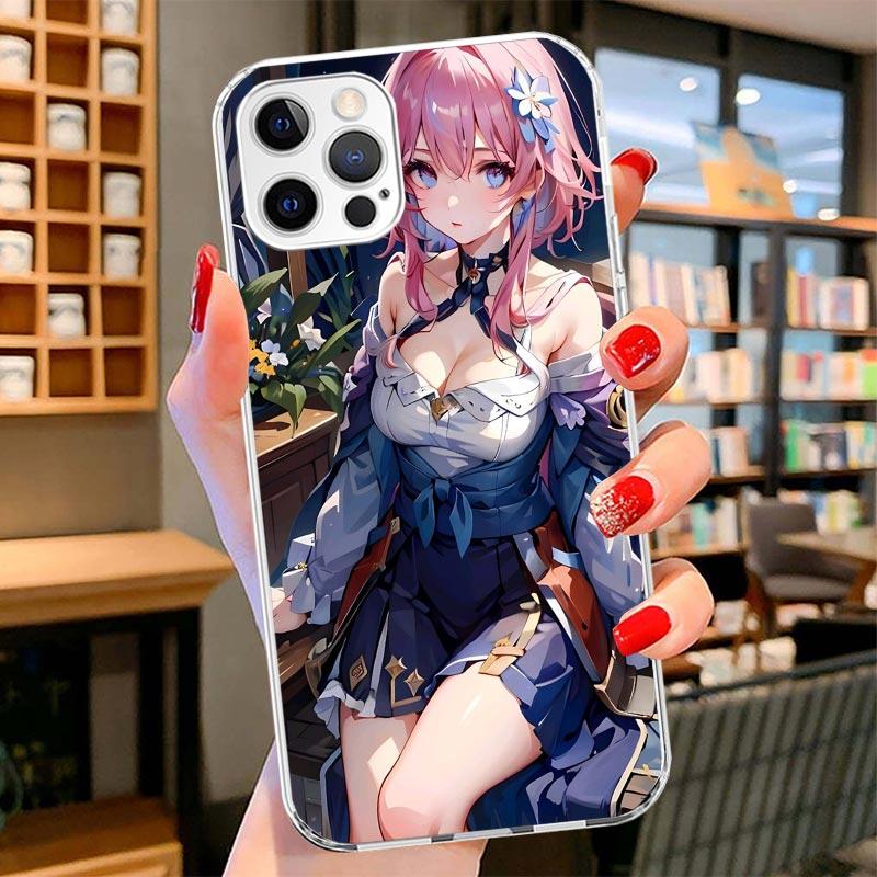 Honkai Star Rail March 7TH Cover Phone Case For iPhone 16 17 Air 15 14 Pro Max 16E Phone Case 13 Mini 12 11 7 SE 8 Print Pattern
