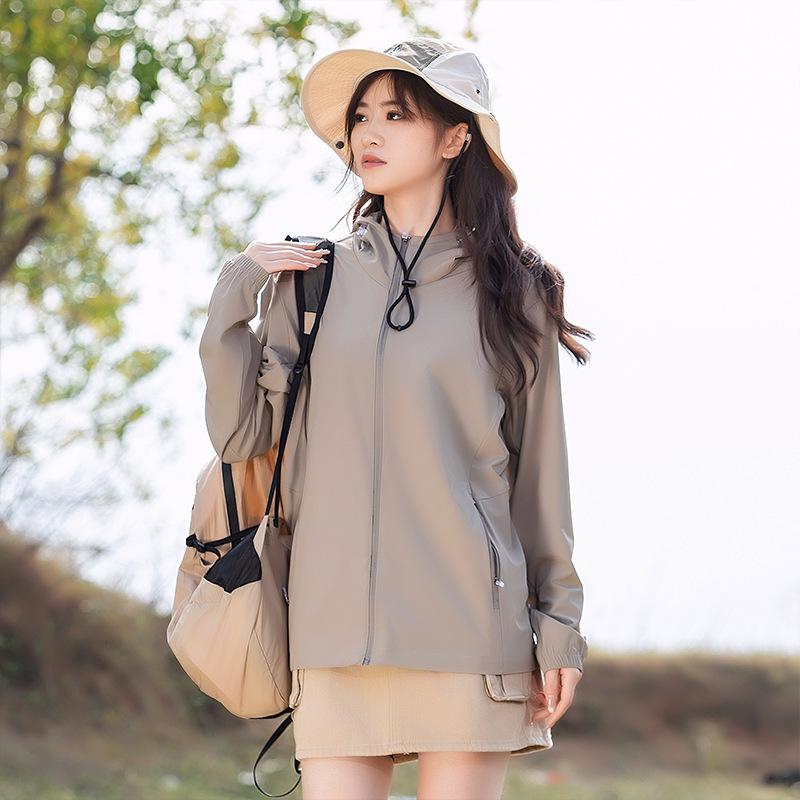 Original Yarn Couple Sunscreen Clothing Women's UPF50 + Outdoor UV Protection Skin Clothing Men's Commuter Sunscreen Clothing Group Buying