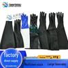 Luvas Industriais de Jateamento de Areia: Látex Alongado, Espessado, Resistente ao Desgaste com Superfície Lisa para Proteção do Trabalho