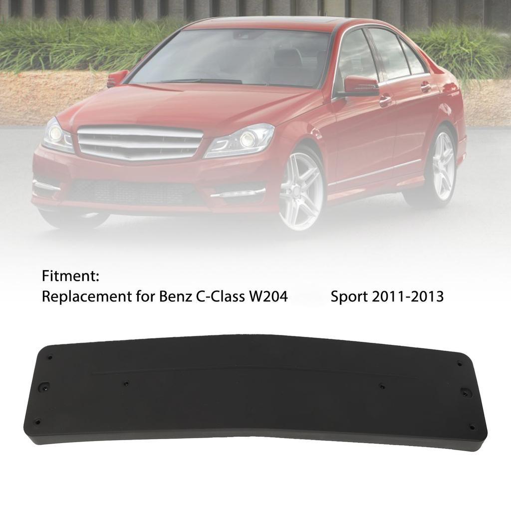 Auto Frontstoßstange Kennzeichenhalter 2048173278 Ersatz für Benz C-Klasse W204 AMG-Sport 2011-2013