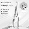Swan-Shaped Stainless Steel Cuticle Nipper - Second Generation Russian Style